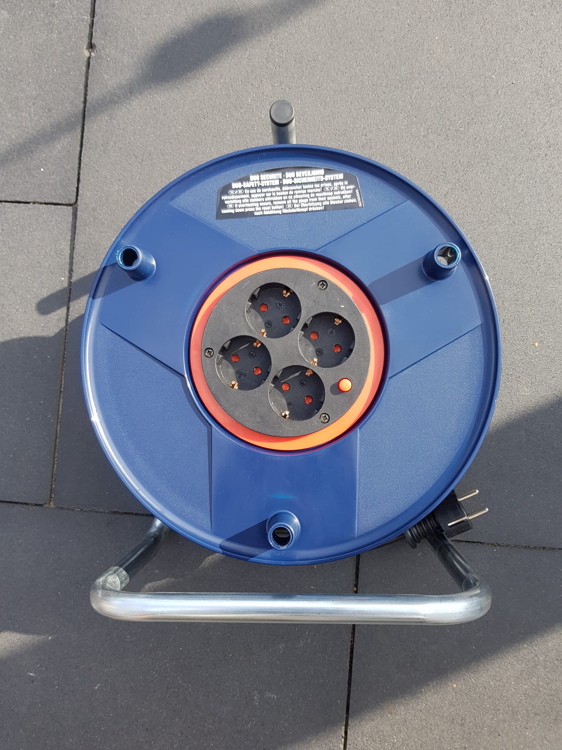 Verlengsnoer haspel 50m