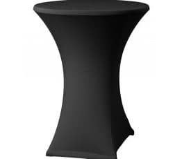 Statafel met rok zwart
